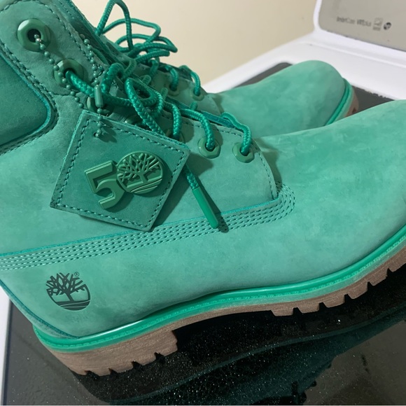 Timberland 50th Anniversary Men’s Boots-Green - Picture 1 of 6